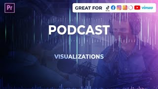 Podcast Visualizations Pack ( MOGRT ) ▶▷ Premiere Pro Trends ◁◀