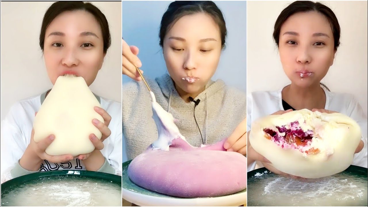 ASMR - #6 || *xiaoqac777* GIANT SWEET MOCHI EATING