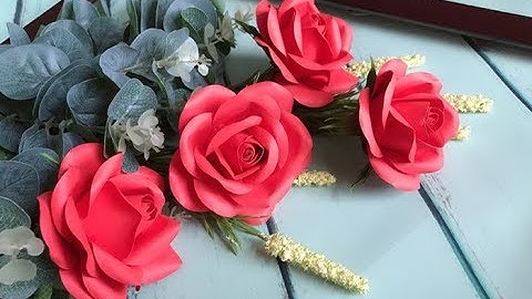 ABC TV | How To Make Rose Paper Flower With Shape Punch #2 - Craft Tutorial