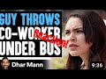 Reacting to Guy Throws His Co-worker Under The Bus