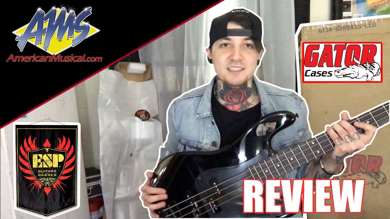 American Musical Supply Review and Unboxing. Surveyor '87 Bass & Gator TSA Case.