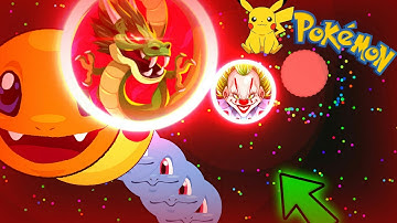 Blob - “POKÉMONS” Are Real?!? Hardcore DoubleCannons FlawLess POP-SPLITS ArenaCloser ☣DMS☣ (Agar.io)