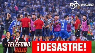 RAYADOS CON DESASTRE  TELÉFONO ROJO