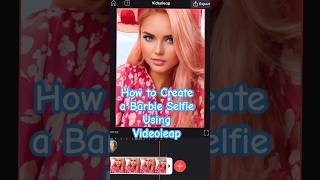 How to Create a Barbie Selfie Video on Videoleap #barbie #aivideoeditor #videoleap #aivideocreation screenshot 1