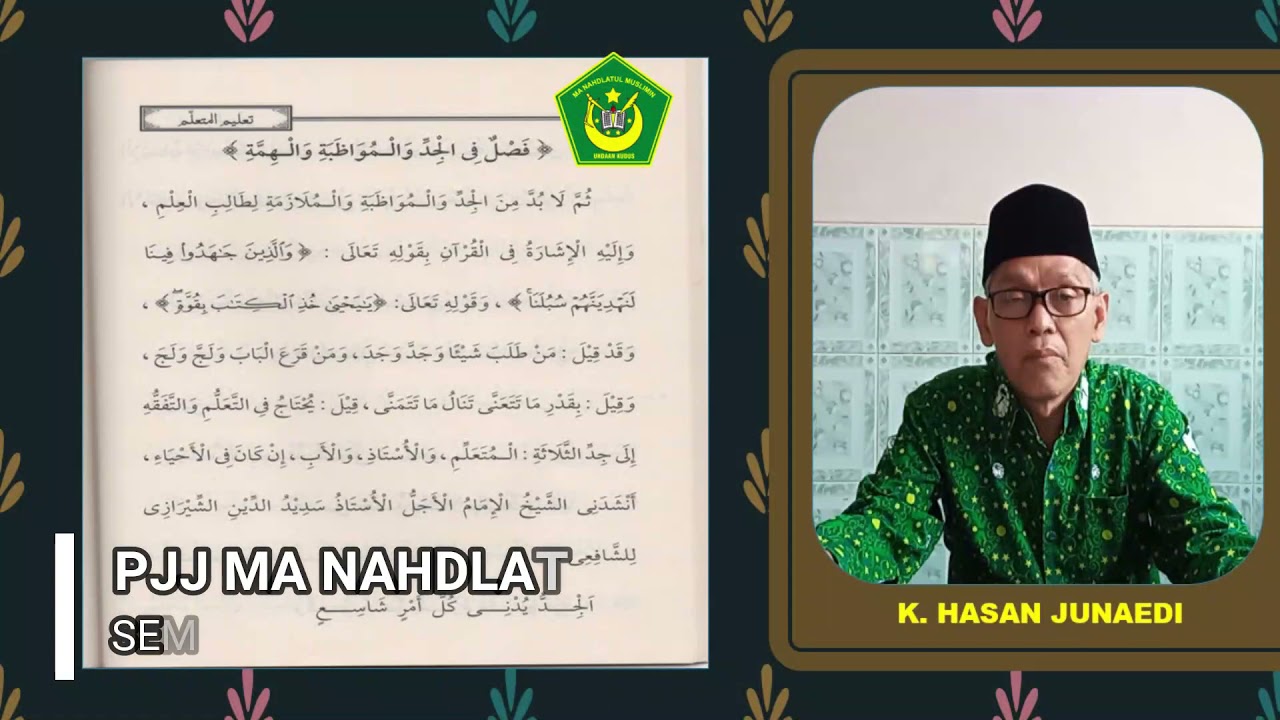 PJJ TAKLIMUL MUTA'ALLIL 11 3 MEI 2021