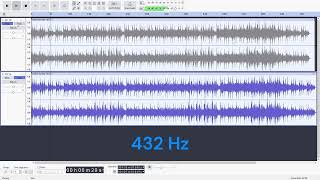 432 Hz vs Standard Tuning (441 Hz) Sound Comparison | A/B Comparison for Musicians & Listeners