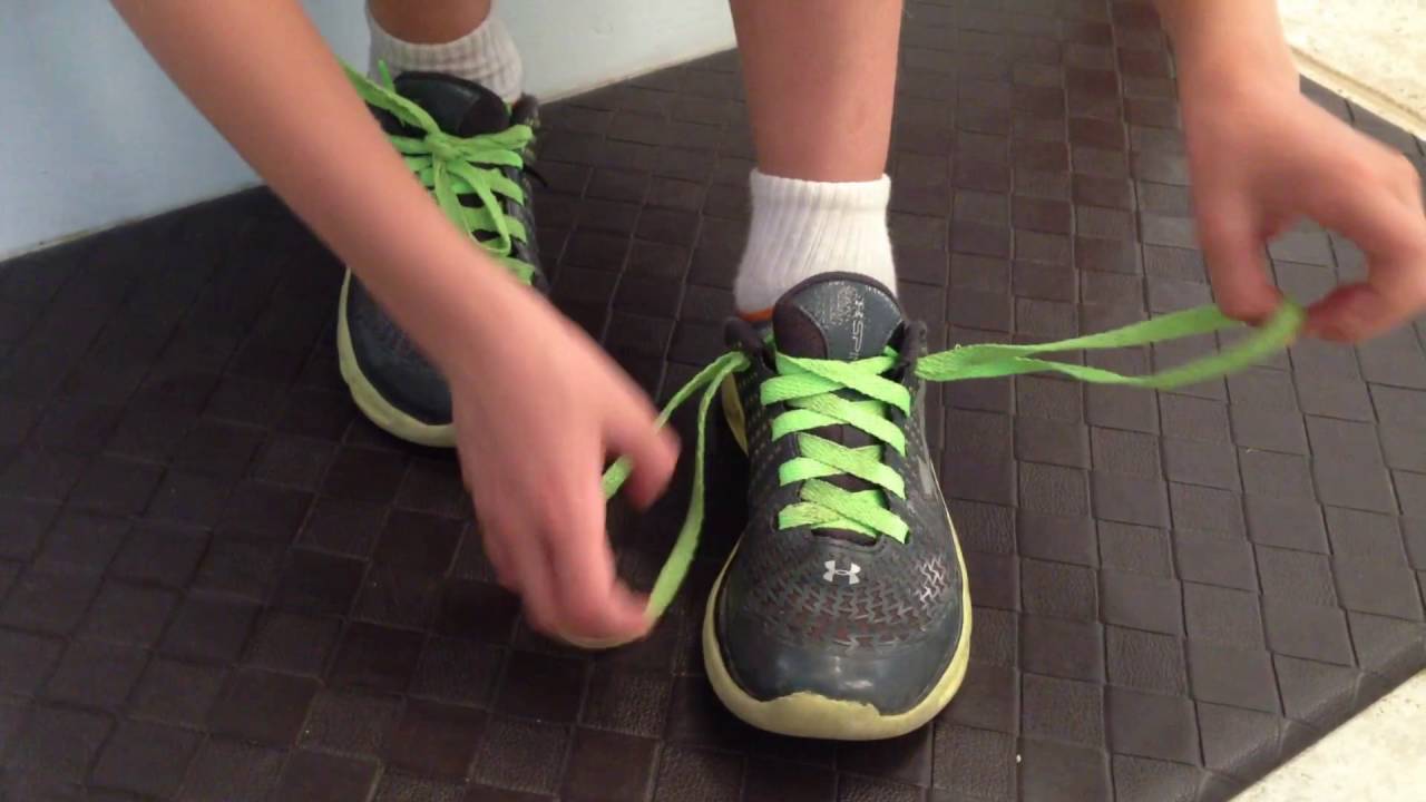 new way to tie shoes