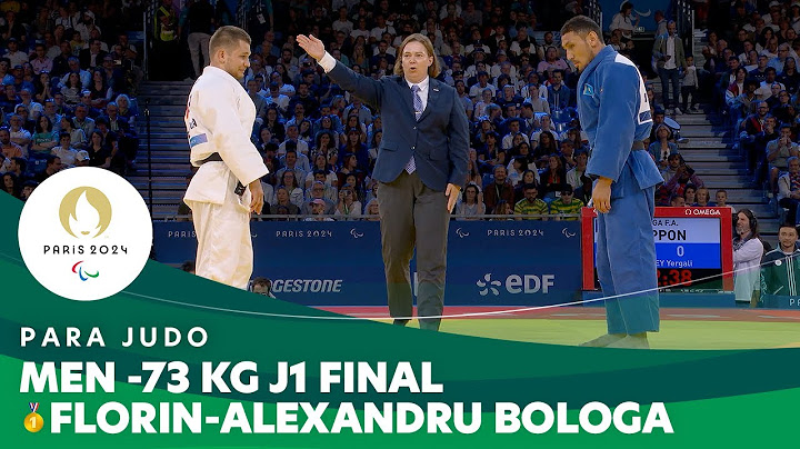 🇷🇴 Florin-Alexandru Bologa Gets Gold in Men -73 Kg J1 Final | Para Judo - Paris 2024 Paralympics