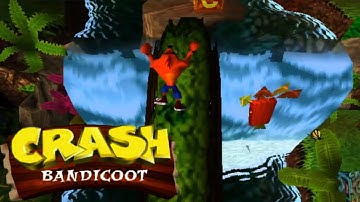 Crash Bandicoot (PS1) 100% - Part 5 - Upstream