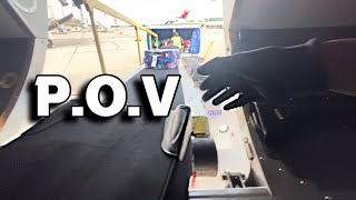 P.O.V | RAMP AGENT WORKING IN FIRST PERSON | START TO FINISH