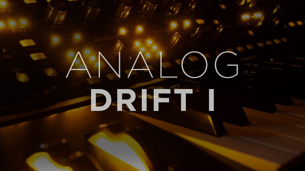 Analog Drift I — Moog Sub 37 Analog Noise | No Loops, No AI | Sleep, Relax, Anxiety Relief