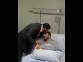 زيارة خالد مقداد لإبرآهيم السيلآوي في المشفى 