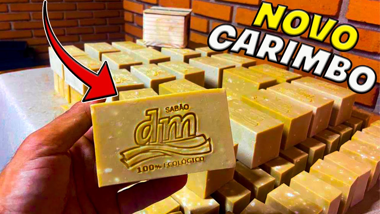 SABÃO CASEIRO  - COMO GRAVAR SUA MARCA NO SABÃO