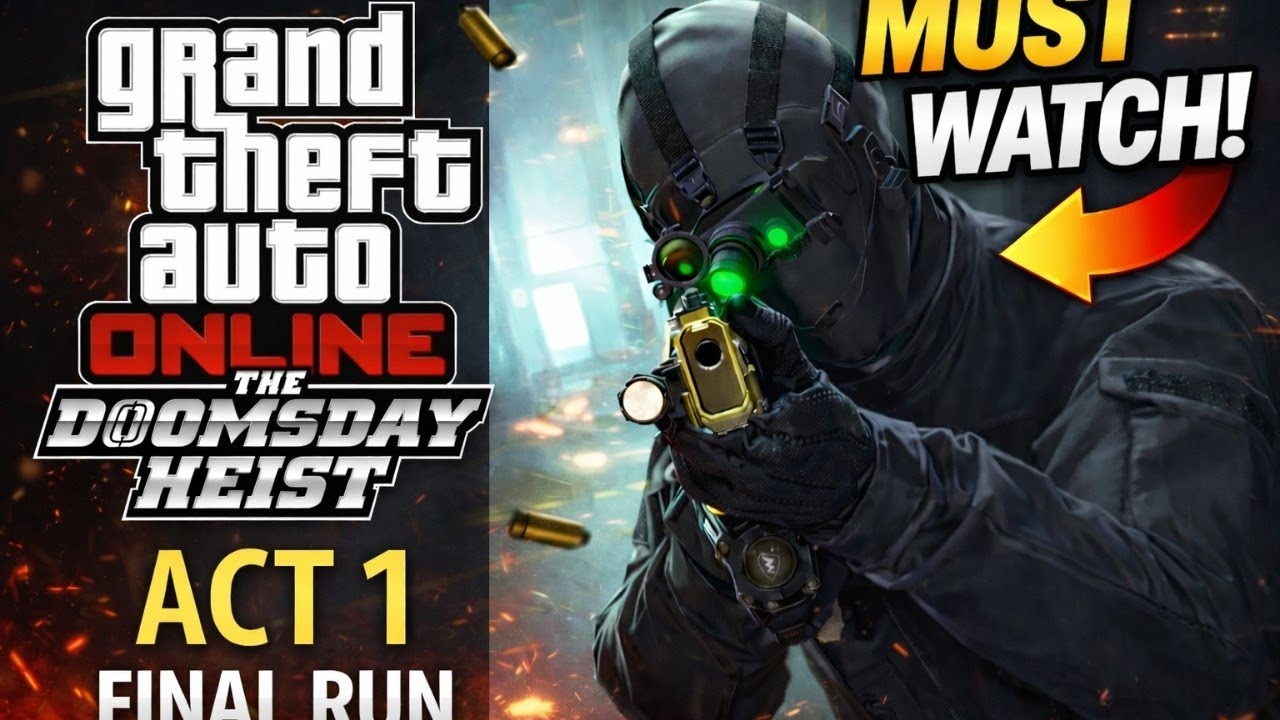 Act 1 Final Run 😱 GTA Online Doomsday Heist (Epic Finish!)