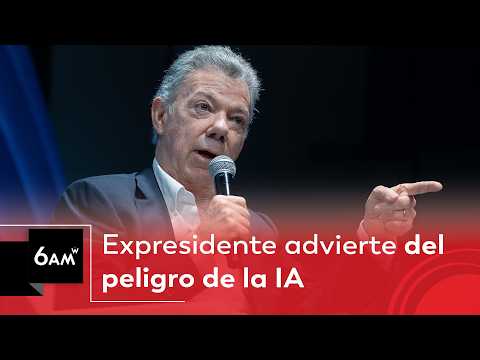 Juan Manuel Santos advierte que la IA podría provocar una catástrofe | 6AM W