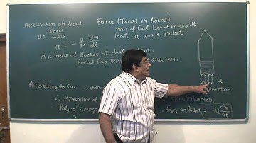 XI 39 Laws of motion 4, Rocket,Equilibrium