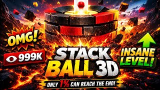 stack ball 3d 🛟game live stream viral ho gaya High score best gameplay screenshot 4
