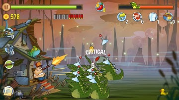 Swamp Attack - Episode 4. Level 7 Gameplay