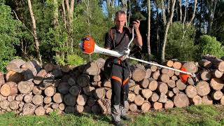 STIHL Brushcutter Harness Setup