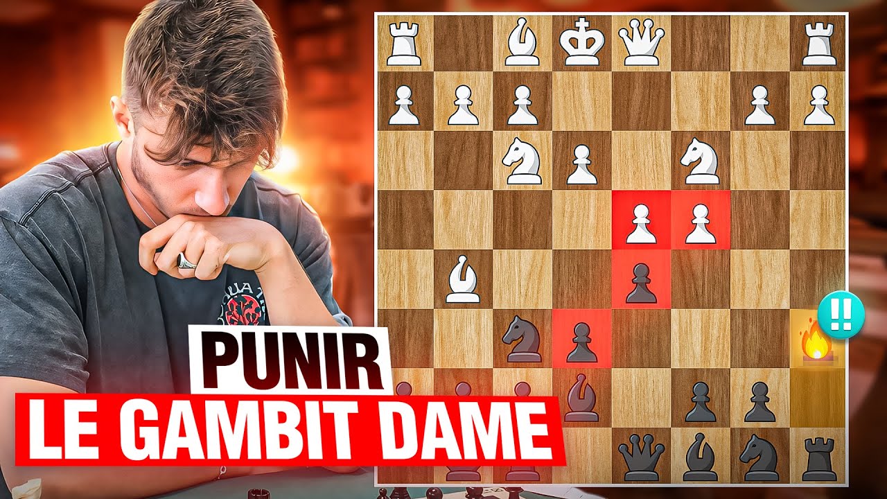 Comment punir le GAMBIT DAME avec les noirs ?