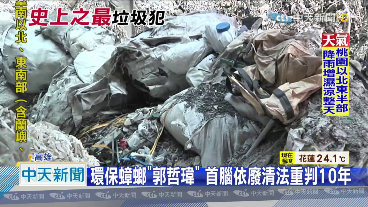 20200926中天新聞　亂丟垃圾創紀錄！　廠房成垃圾山、首腦遭判10年