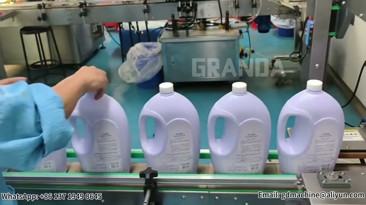 Detergent Filling Capping Line for Liquid Soap Bottle 