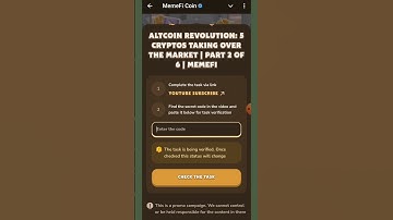 Altcoin Revolution: 5 Cryptos Taking Over the Market | Part 2 of 6 | MemeFi | MemeFi Code |