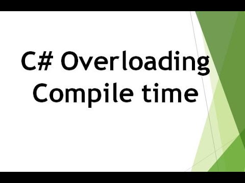 C# Method Overloading - YouTube