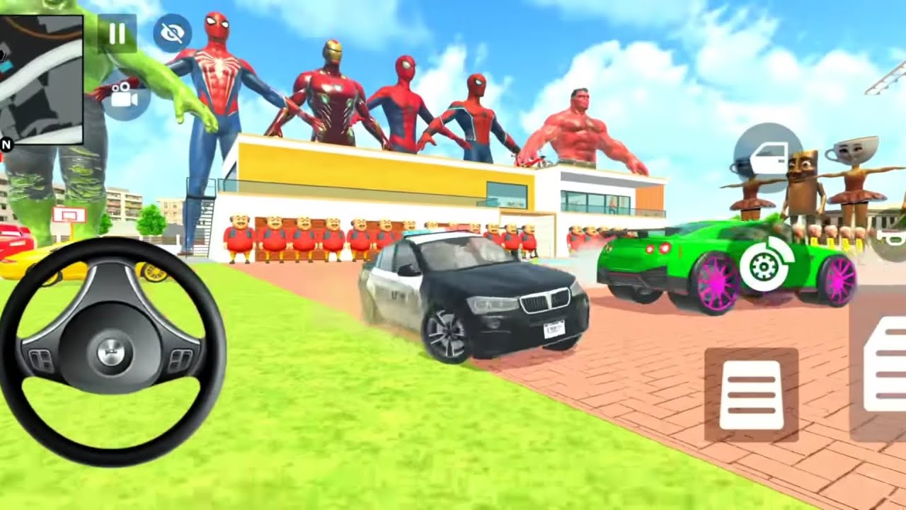 Spider-Man🕷️🚊🛬🚜#mahindrathar #games #gaming #gameplay #youtubegaming #game 
