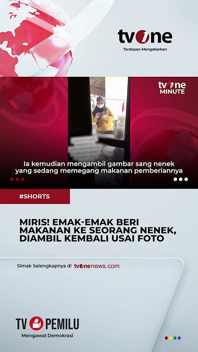 Download lagu Diduga Cuma Buat Konten, Emak-emak Ini Ambil Kembali Makanannya dari Nenek #shorts #tvone #news