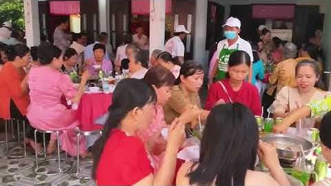 Cơ sở nấu tiệc cưới tình thương đại tiệc cưới vu Quy ở xóm non nhà chị sáu tiệc cưới 30 mâm