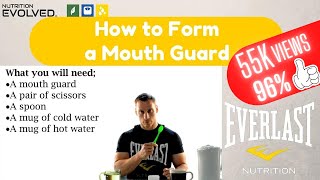 How to Form a Mouth Guard