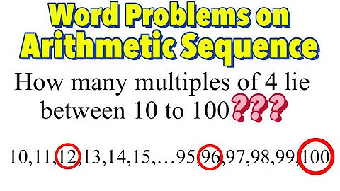 Word Problems on Arithmetic Sequence (Part 2)