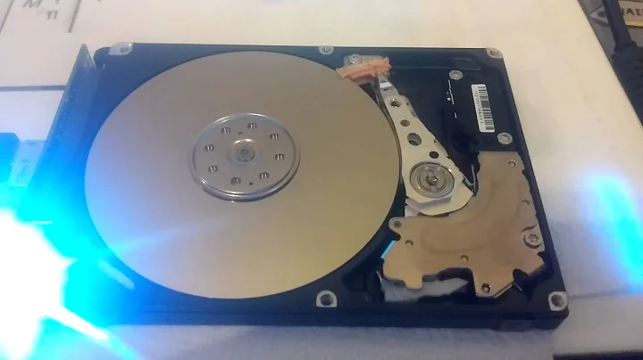 Hard drive spin and then stop