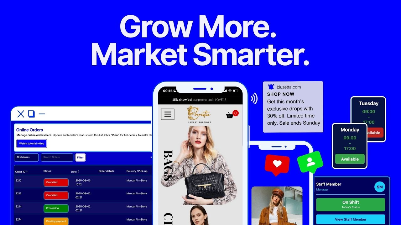 Build Your Business Online Fast | Best All-in-One Marketing System for Small Businesses | Blu Zetta