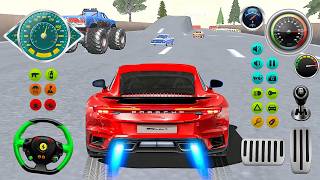 車対バスとモンスタートラックのカーレースゲームAndroidゲームプレイ最高のドライビングシミュレーターゲーム screenshot 2