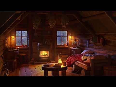 Overnight in a Forest Cabin Hide from Rain and Thunderstorm - ASMR Ambience