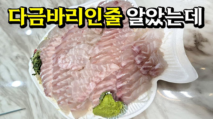 소비자 기만하는 '다금바리' 판매 실태, 이렇게 팔아도 되는걸까?(입문철TV EP.018)