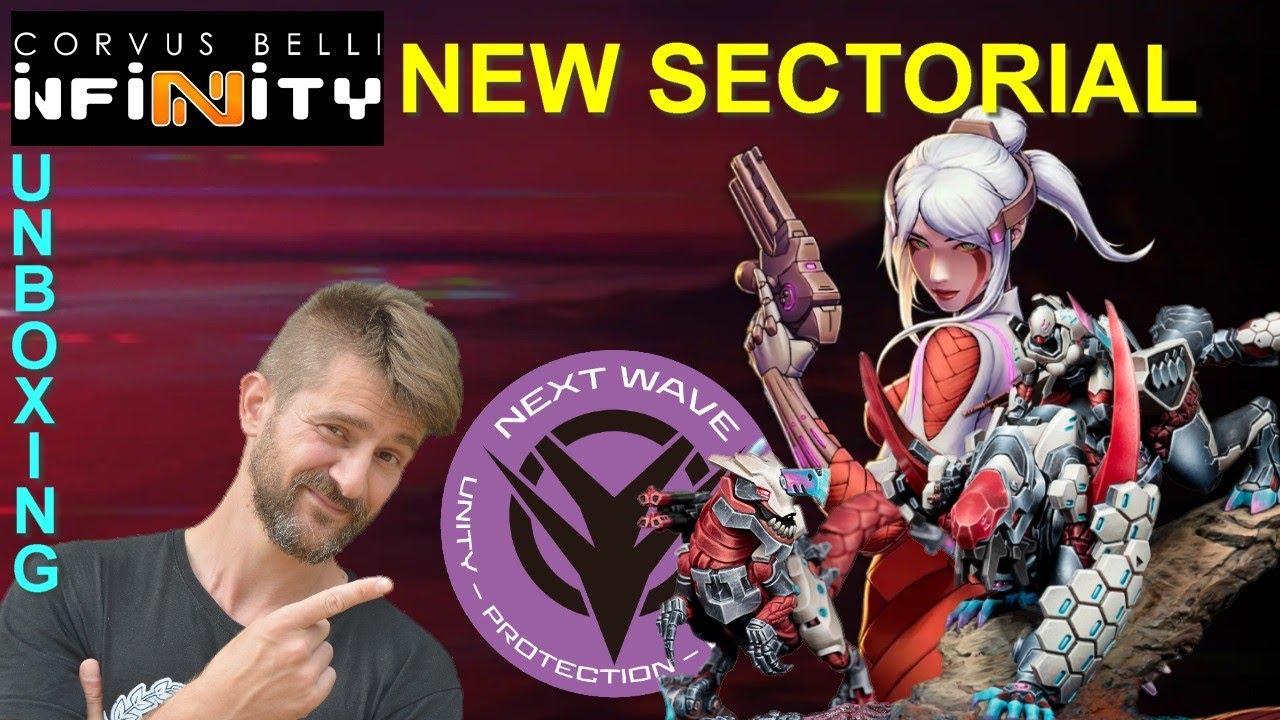INFINITY de CORVUS BELLI ! NEXT WAVE la nouvelle sectorielle pour l'armée combinée  Unboxing express