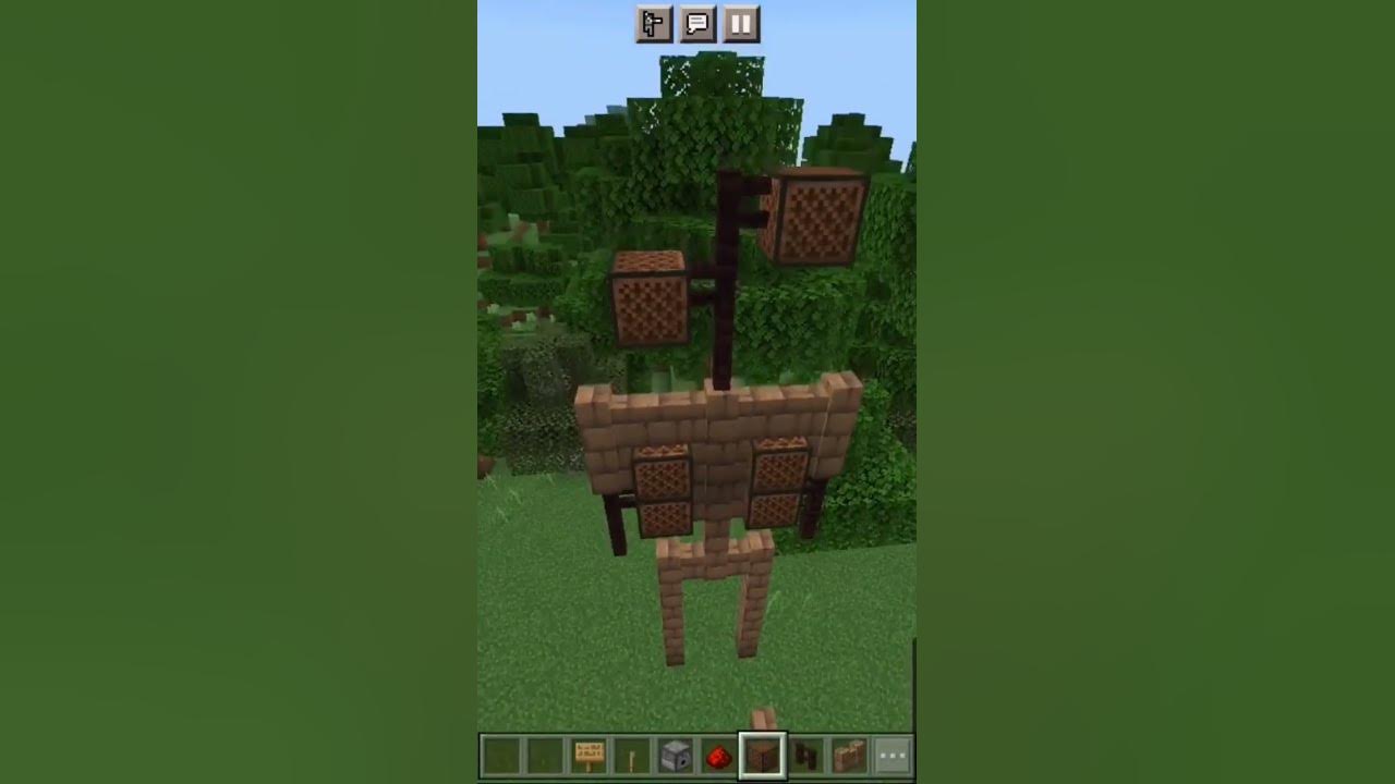siren head in Minecraft😳😨NO MODS !!