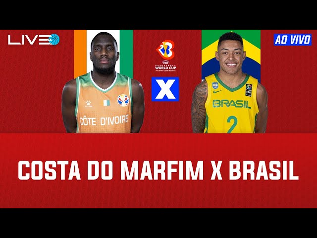 Costa do Marfim x Brasil na Copa do Mundo de Basquete 2023