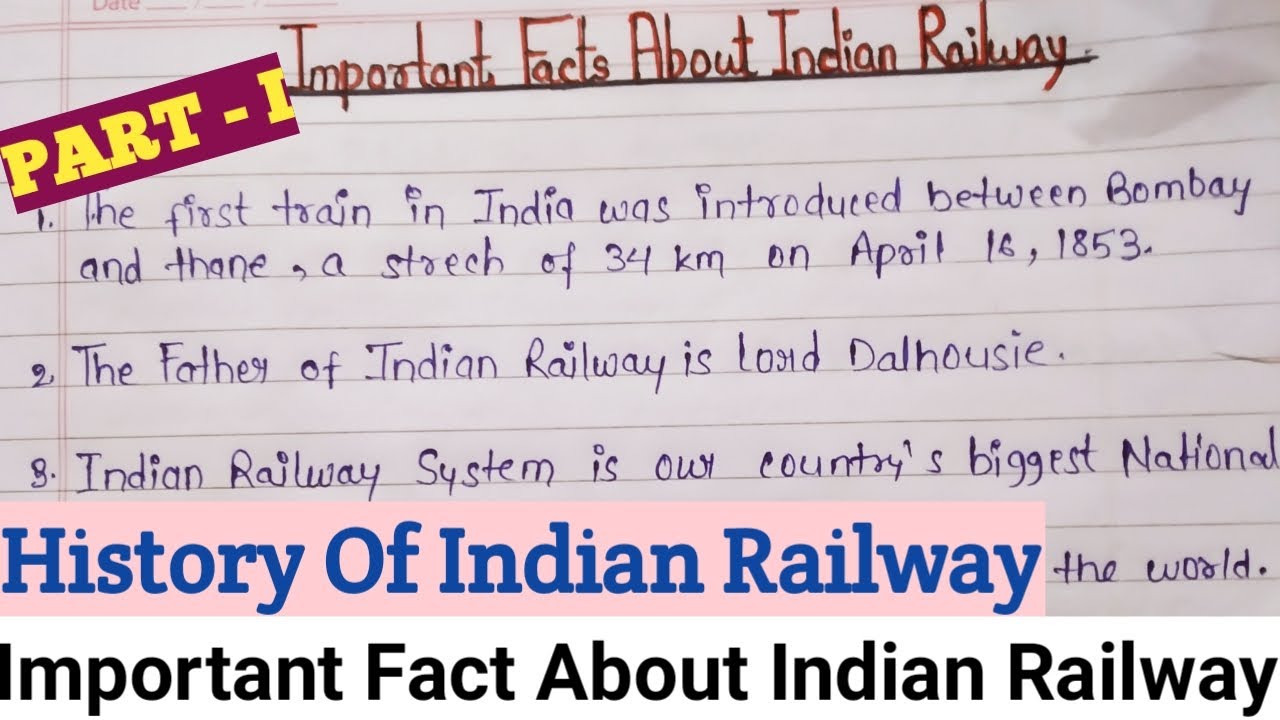 essay on indian railways for class 7
