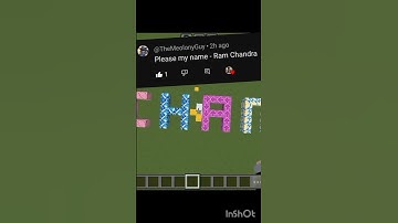 Minecraft but subscribe name with unique blocks #minecraft  #gamer