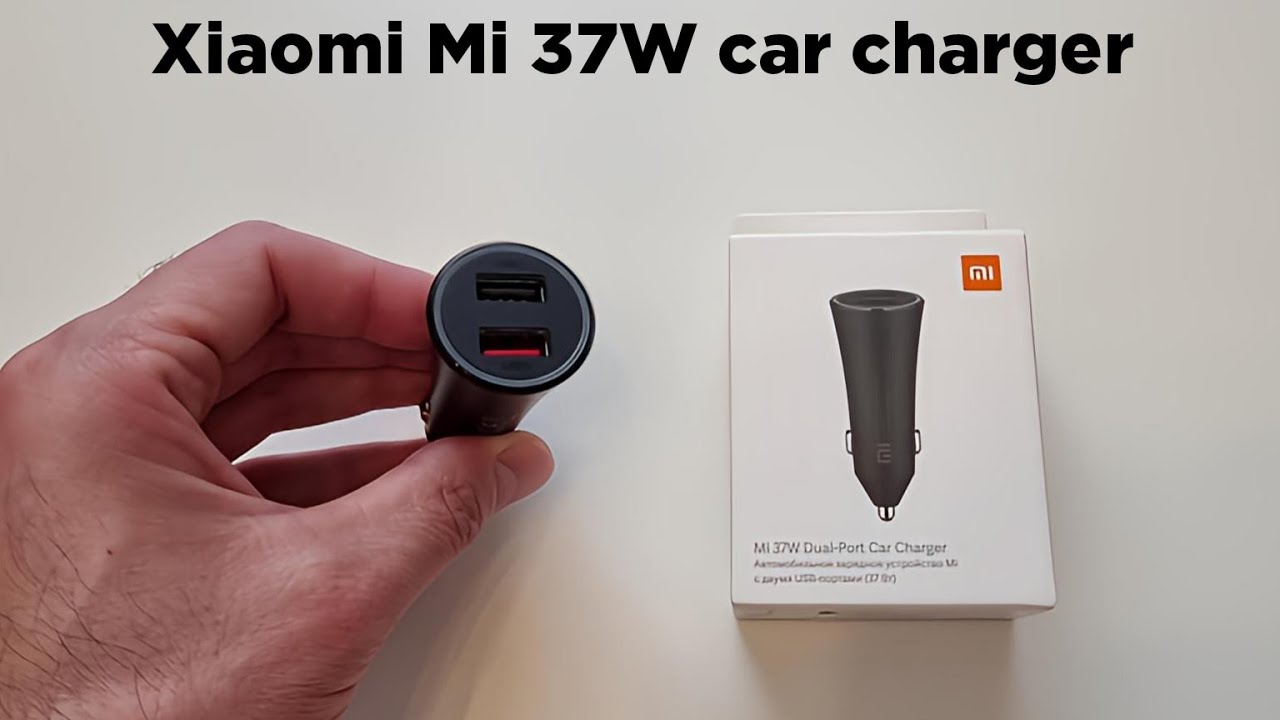 Xiaomi Mi Car Charger Cargador de Coche 2xUSB 37W