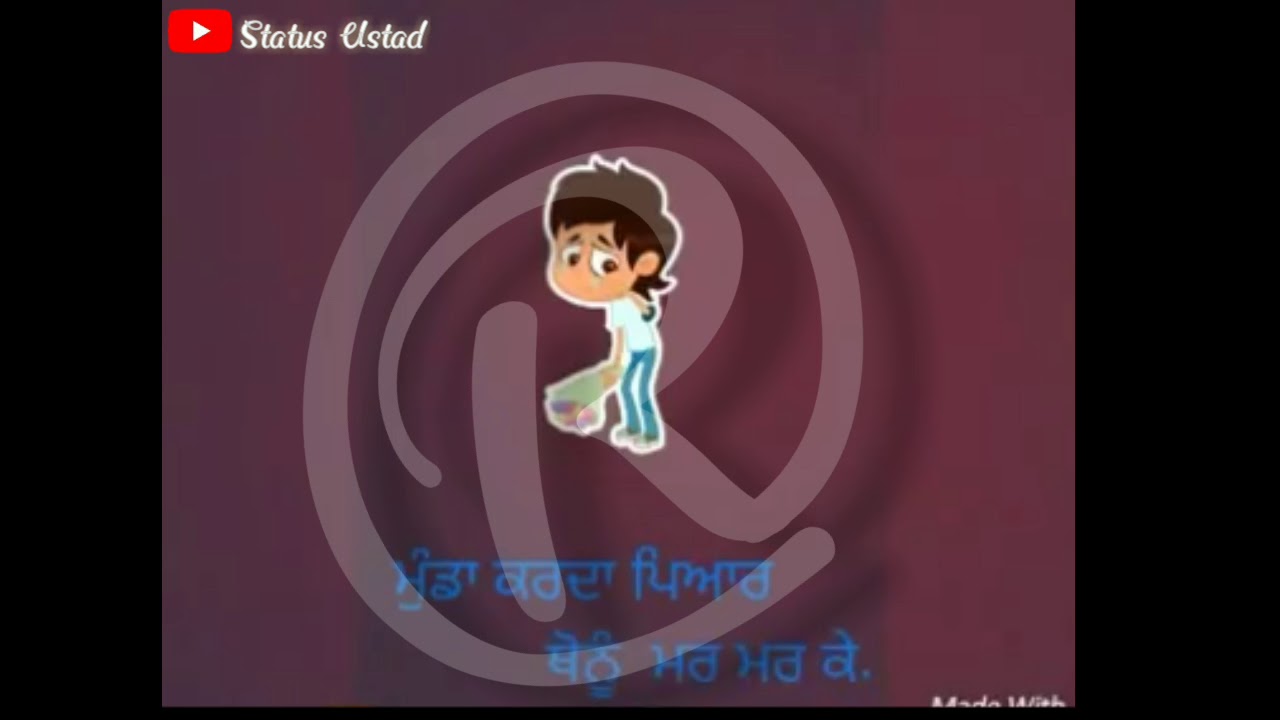 Red Rose |Punjabi WhatsApp Status Video | Status Ustad | Romantic |Sad WhatsApp Status Video |