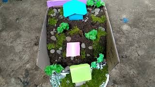 SIMPLE DIORAMA ABOUT LANDSLIDE❣️