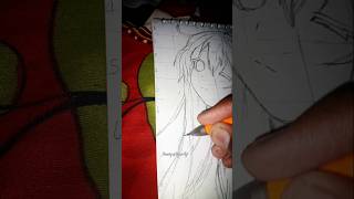 Can you guess this Anime character? 🤔#shorts #art #viral
