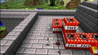 Minecraft взрыв здания. Boom! screenshot 4