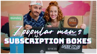 7 popular Men's Subscription Boxes for Fathers Day Gift Ideas
