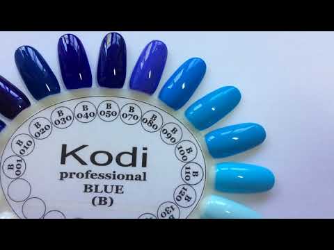 BLUE, (B) Palette Gel Polish Color Kodi Professional